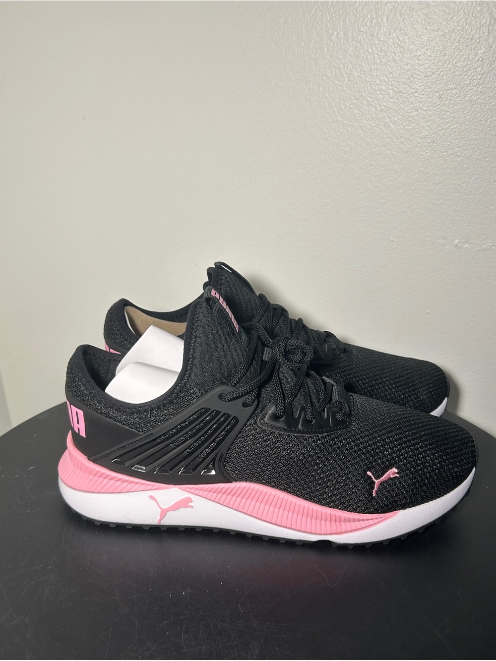 Puma Pacer Future Wide Women's Sneakers Black Pink Lilac Size 10W
